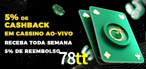 Promoções do cassino ao Vivo 78tt